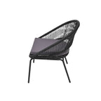 Juego balcon 3pcs Oslo negro