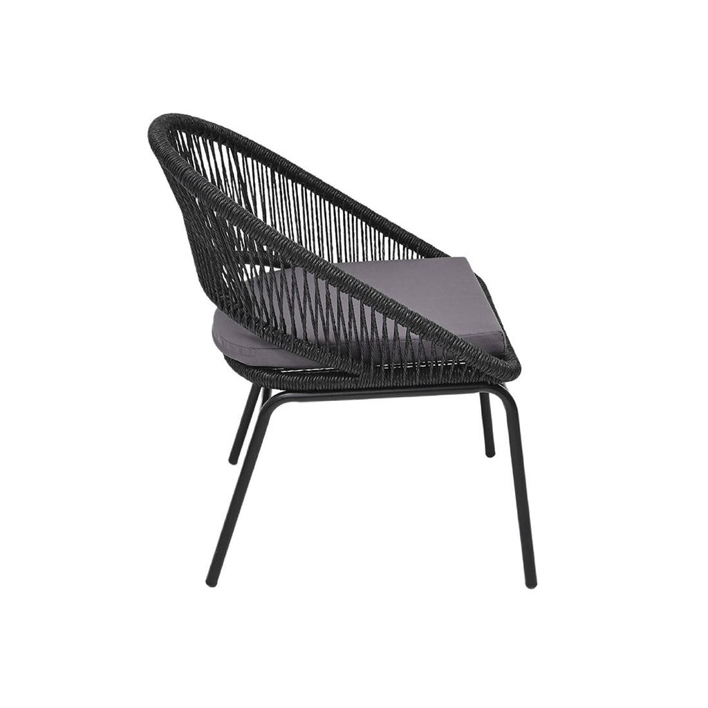 Juego balcon 3pcs Oslo negro