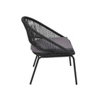 Juego balcon 3pcs Oslo negro