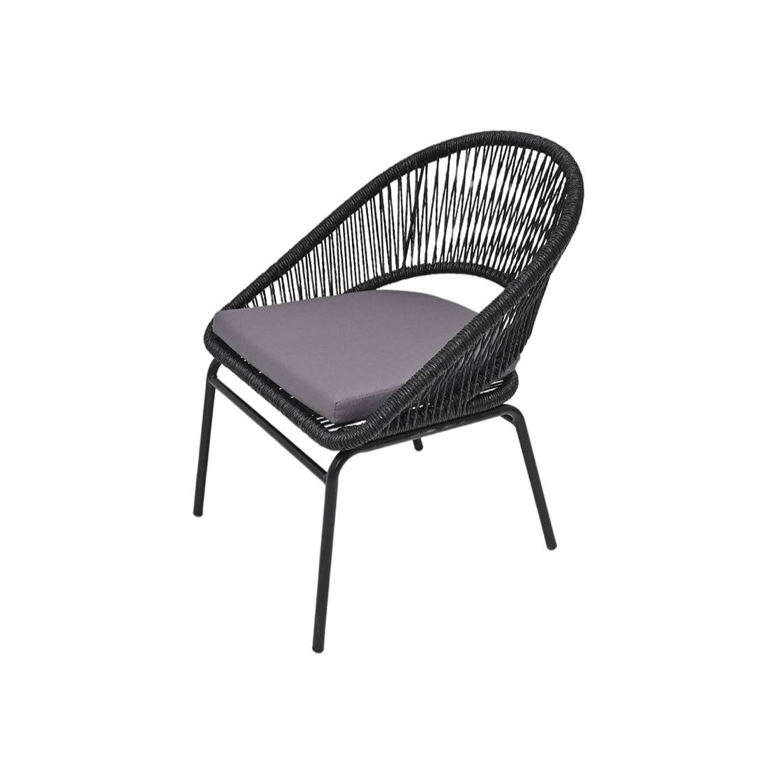 Juego balcon 3pcs Oslo negro