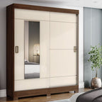 Closet 2 puertas Said castaño beige