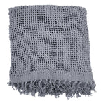 Manta 130x170cm tejida gris