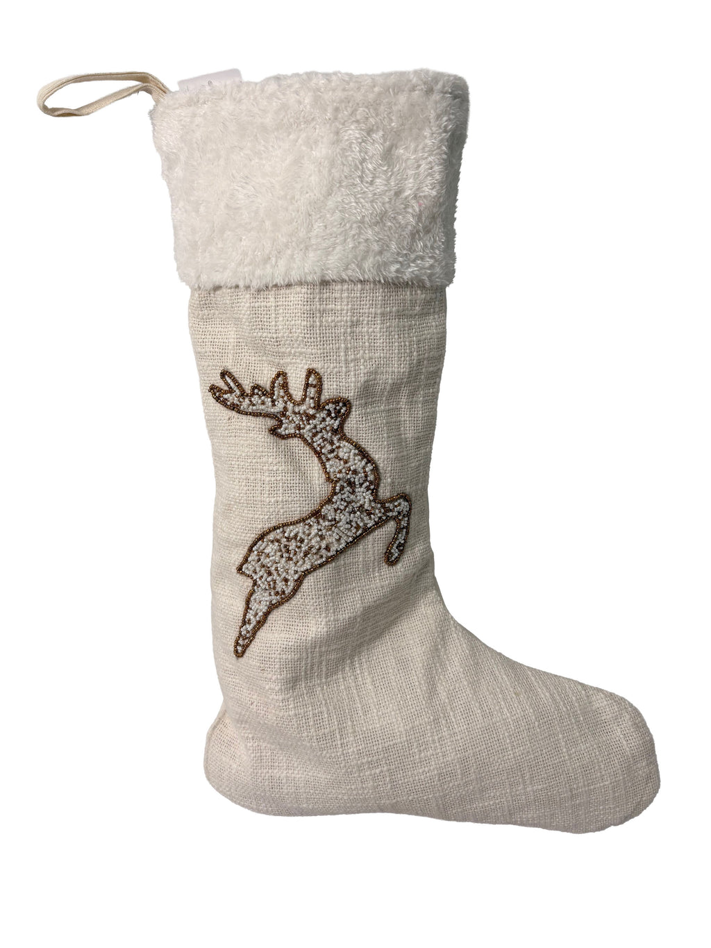Bota navidad crudo reno 30x50cm