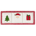 Pocillo navidad 38,5x15x3,5cm triple
