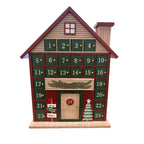 Calendario adviento casa navidad surtido