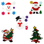 Stickers navidad 20x20cm pared viejo pascuero