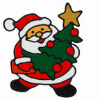 Stickers navidad 20x20cm pared viejo pascuero