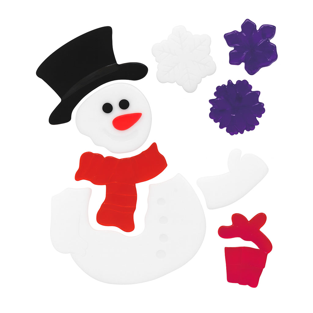 Stickers navidad 20x20cm pared viejo pascuero