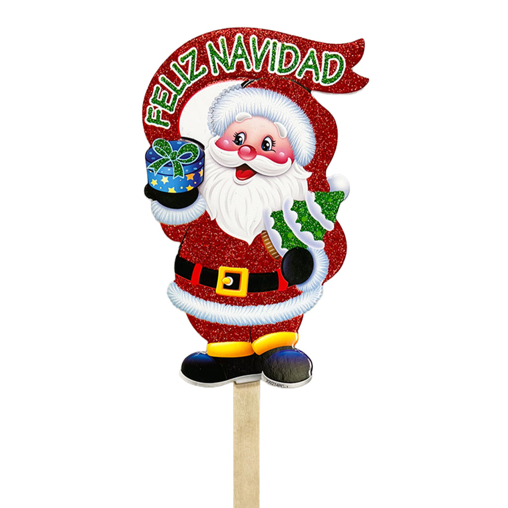 Letrero feliz navidad 19x70cm