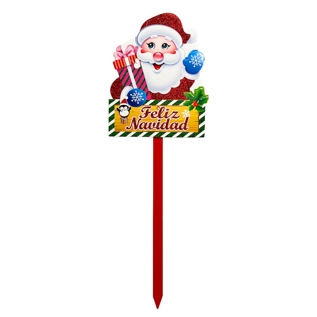 Letrero colgante 23x70cm feliz navidad