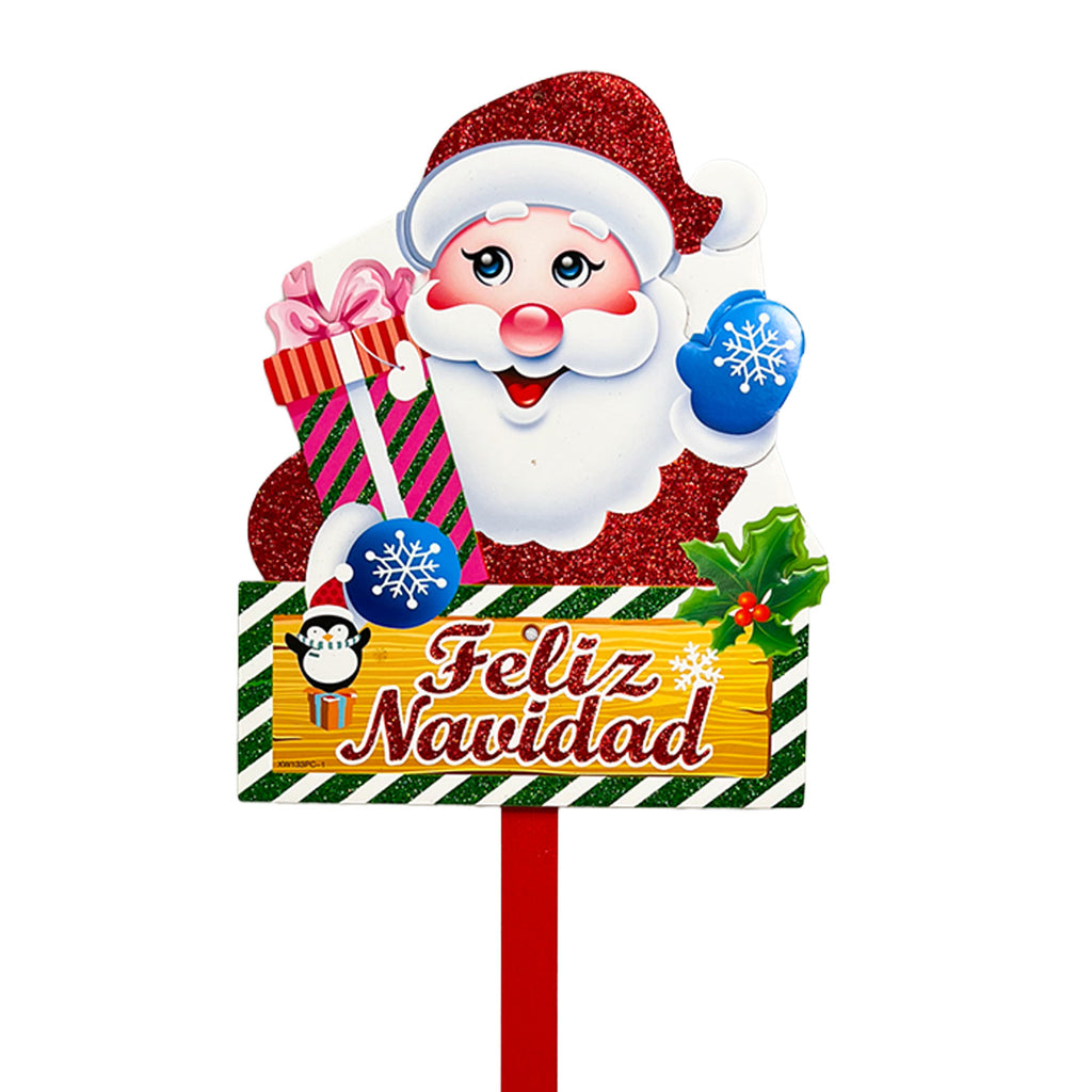 Letrero colgante 23x70cm feliz navidad