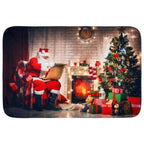 Alfombra navidad 38x58cm chimenea