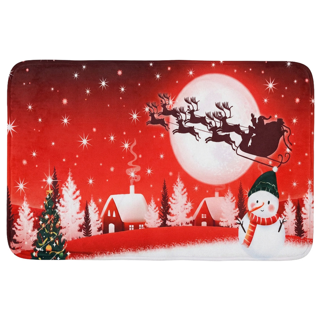 Alfombra navidad 38x58cm trineo