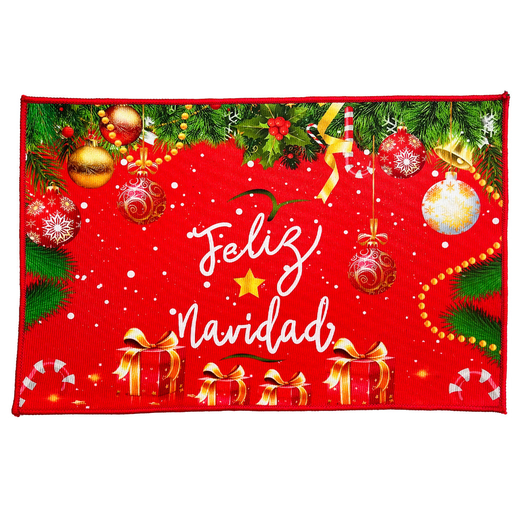 Alfombra navidad 38x58cm pascuero 09