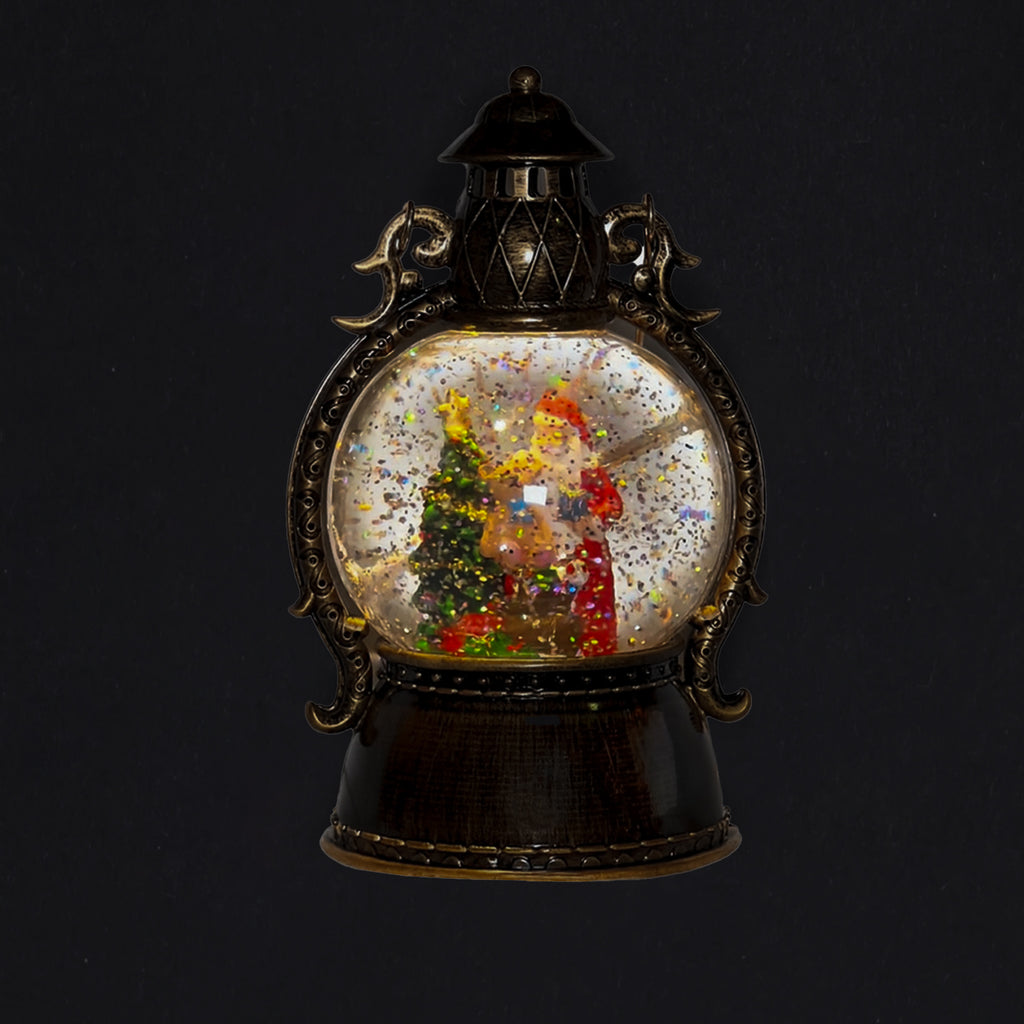 Farol navidad con luz y sonido 21cm