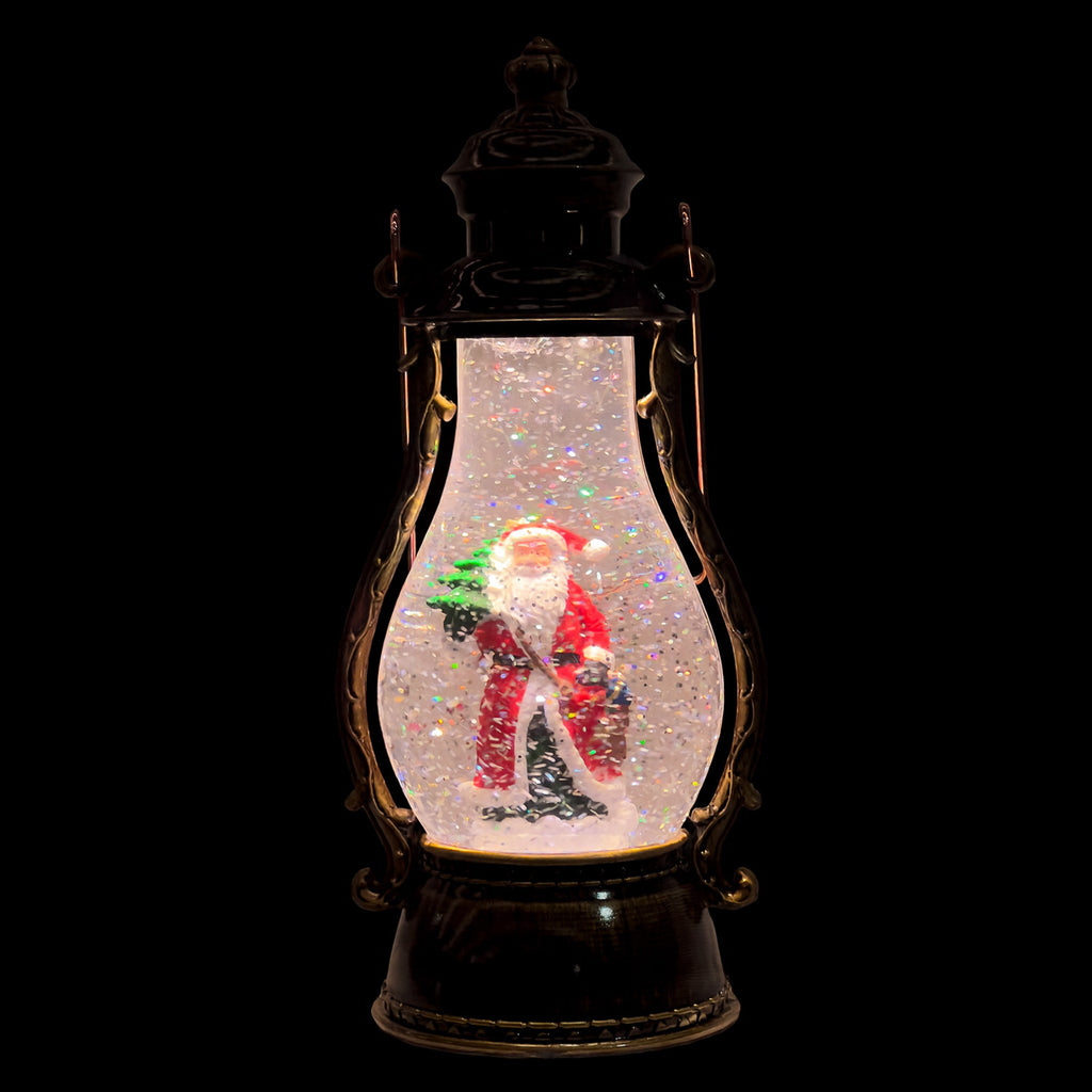 Farol navidad con luz y sonido 30cm