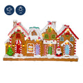 Casa navidad con luz y sonido 32cm casa jengibre