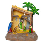 Pesebre con luz y sonido 23cm
