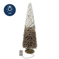 Figura navideña 30 luces LED árbol dorado