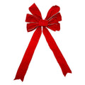 Moño navidad rojo 30x60cm