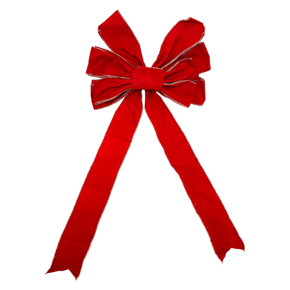 Moño navidad rojo 30x60cm