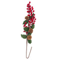 Rama navidad 72cm pelotitas rojas