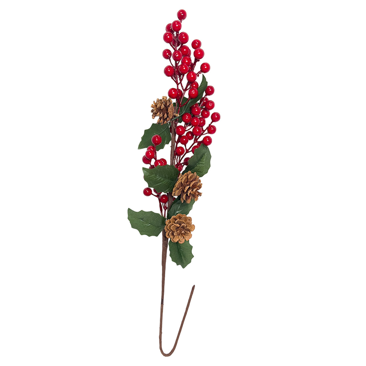 Rama navidad 72cm pelotitas rojas
