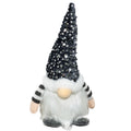 Gnomo navidad 28cm con luz gris