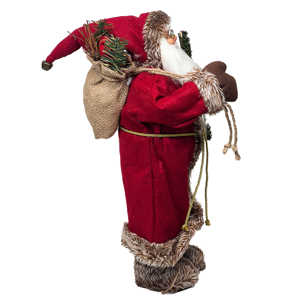 Viejo pascuero 45cm ramas