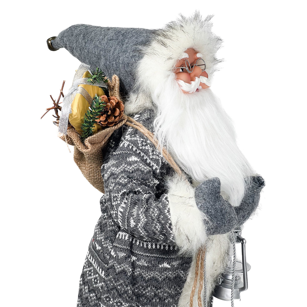Viejo pascuero 90cm nieve