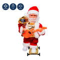Viejo pascuero musical 25cm guitarra