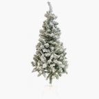 Árbol navidad nevado 180cm 600 ramas