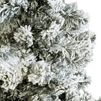Árbol navidad nevado 180cm 600 ramas