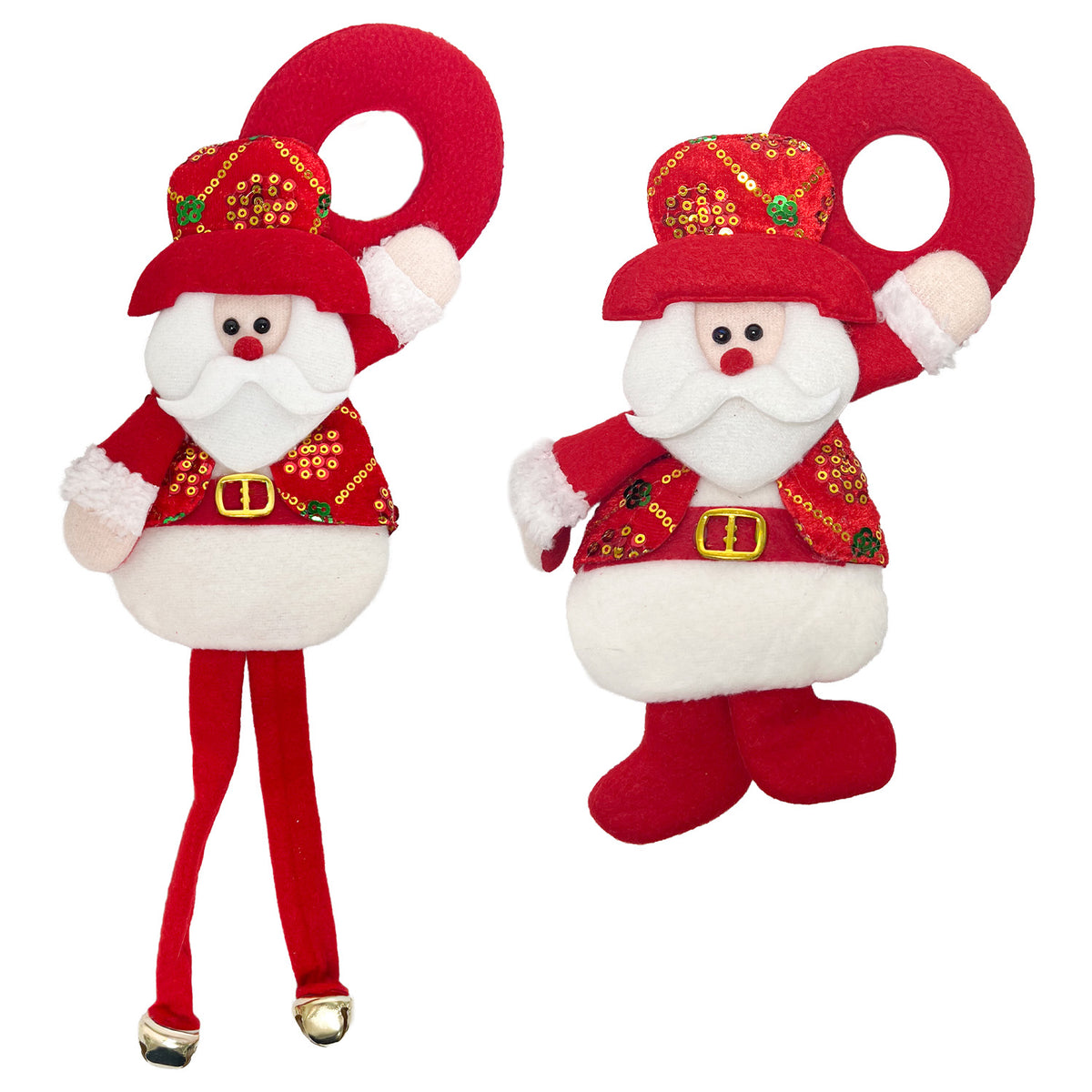 Colgante navidad 11x25cm mono nieve