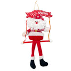 Colgante navidad 17x32cm viejo pascuero