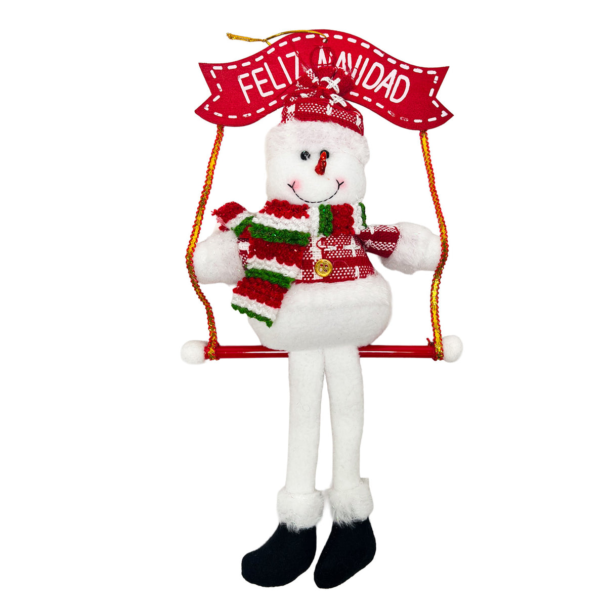 Colgante navidad 17x32cm viejo pascuero
