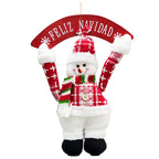 Colgante navidad 25x38cm viejo pascuero