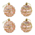 Esferas de navidad 6cm 6 piezas champán