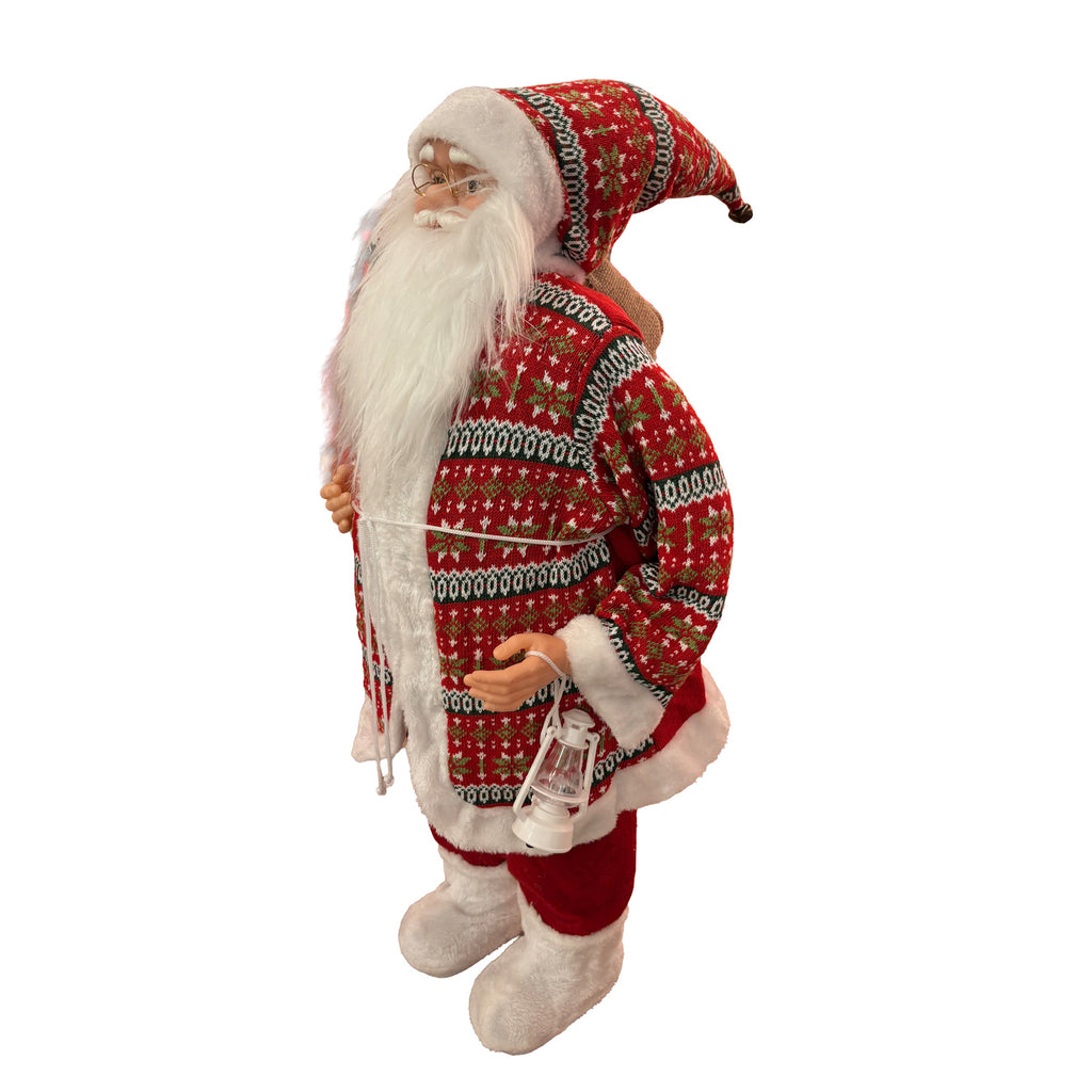 Viejo pascuero 90cm rojo