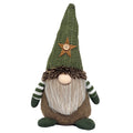 Gnomo navidad peluche verde 1
