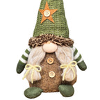 Gnomo navidad peluche verde 2
