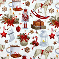 Mantel navidad cuadrado 150x150cm cascanueces