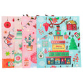 Bolsa navidad 26x32x10cm pasteles surtido
