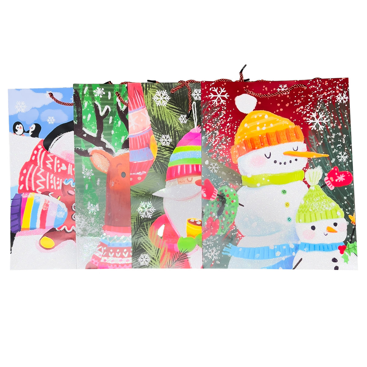 Bolsa navidad 30x39x12cm personajes surtido