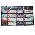 Set 4 tarjetas colgantes surtidas