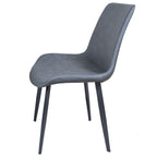 Juego comedor 4 sillas Curol Gris / Gris
