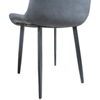Juego comedor 4 sillas Curol Gris / Gris
