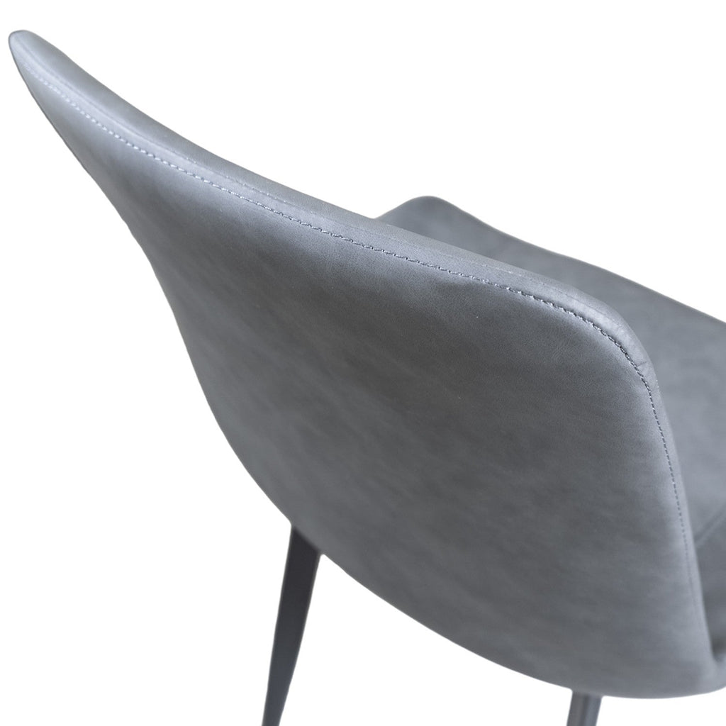 Juego comedor 4 sillas Curol Gris / Gris