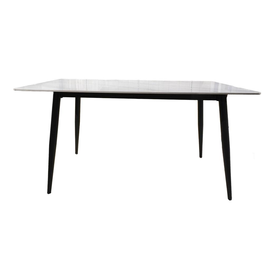 Juego comedor 4 sillas Curol Blanco / Café