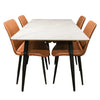Juego comedor 4 sillas Curol Camel